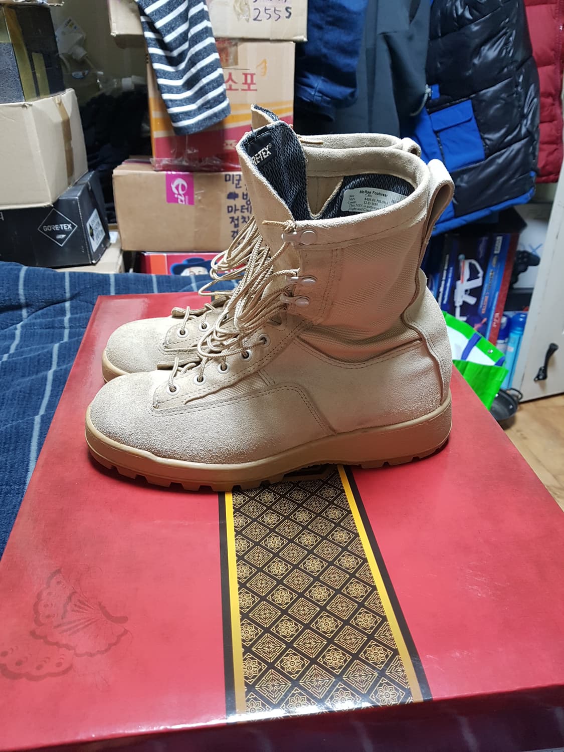 미군 맥레이 고어텍스 사계절용 사막화 7.5W 상품이미지2