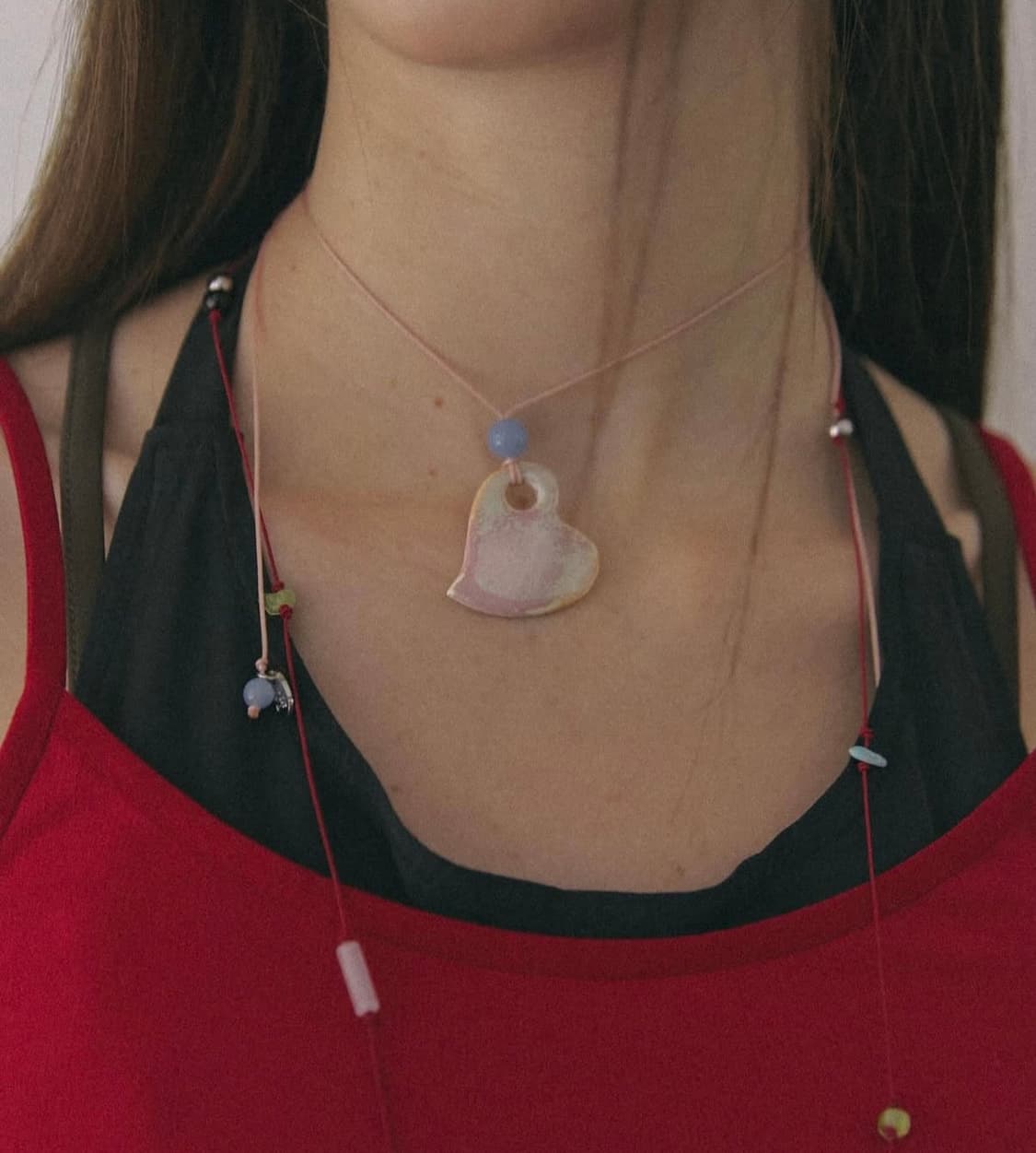 엔프프 하트 목걸이 상품이미지1