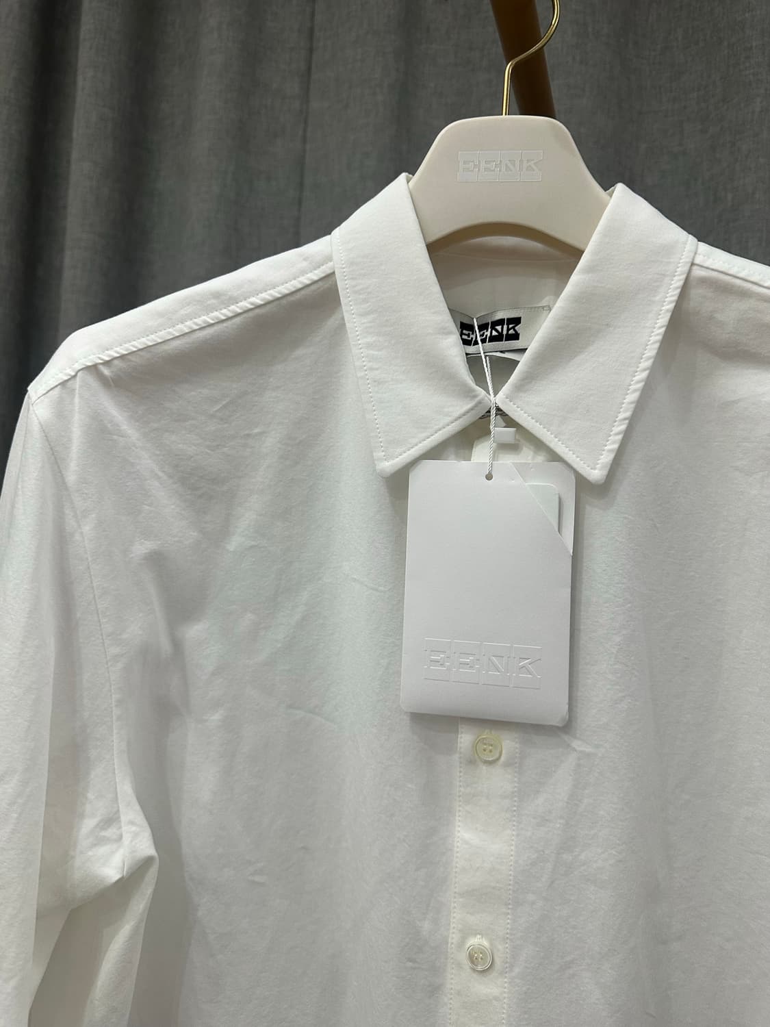 [EENK] ZOSEF Oversized Shirt - White  상품이미지7