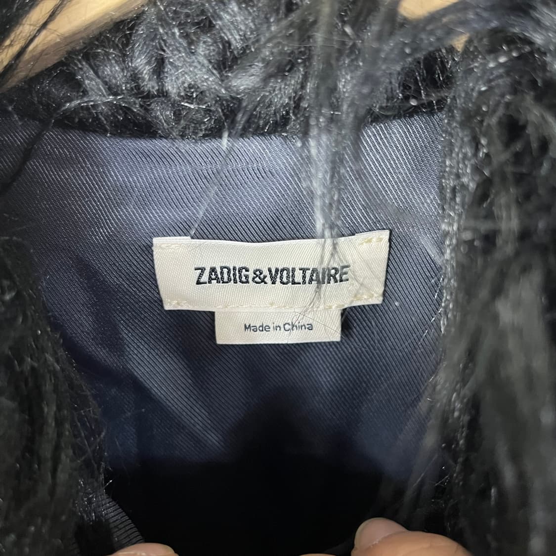 [Zadig&Voltaire] 쟈딕앤볼테르 블랙 퍼자켓 상품이미지4