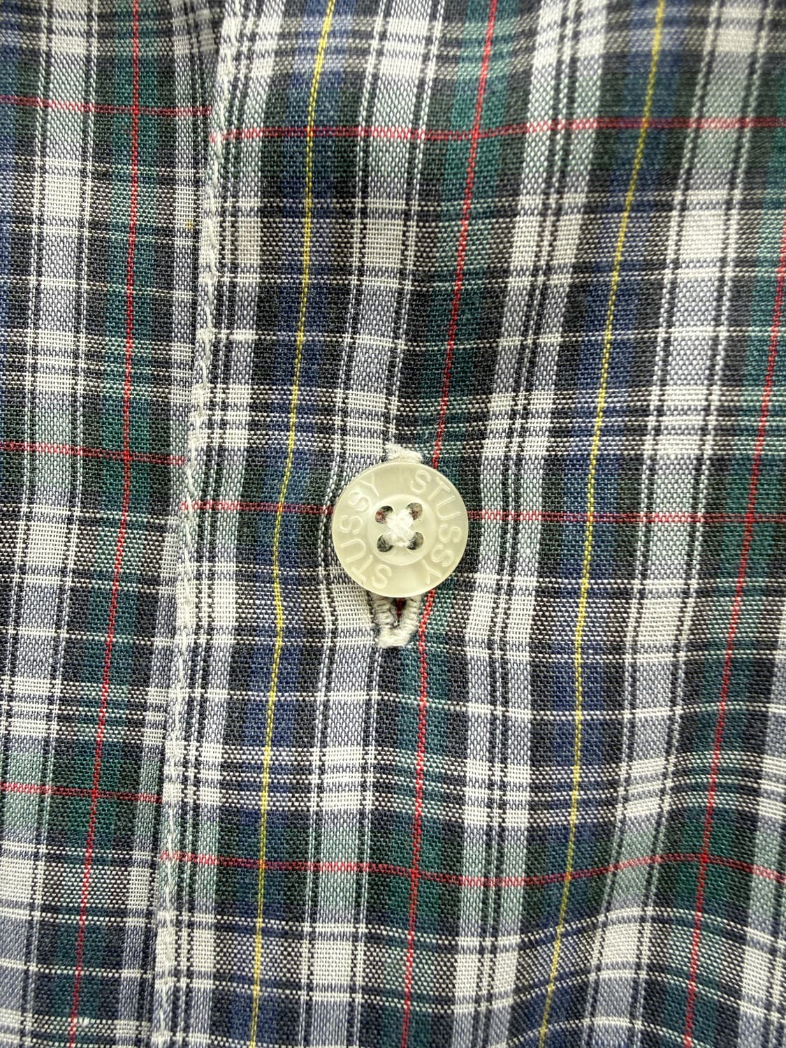 90s 올드 스투시 플레이드 체크셔츠 상품이미지6