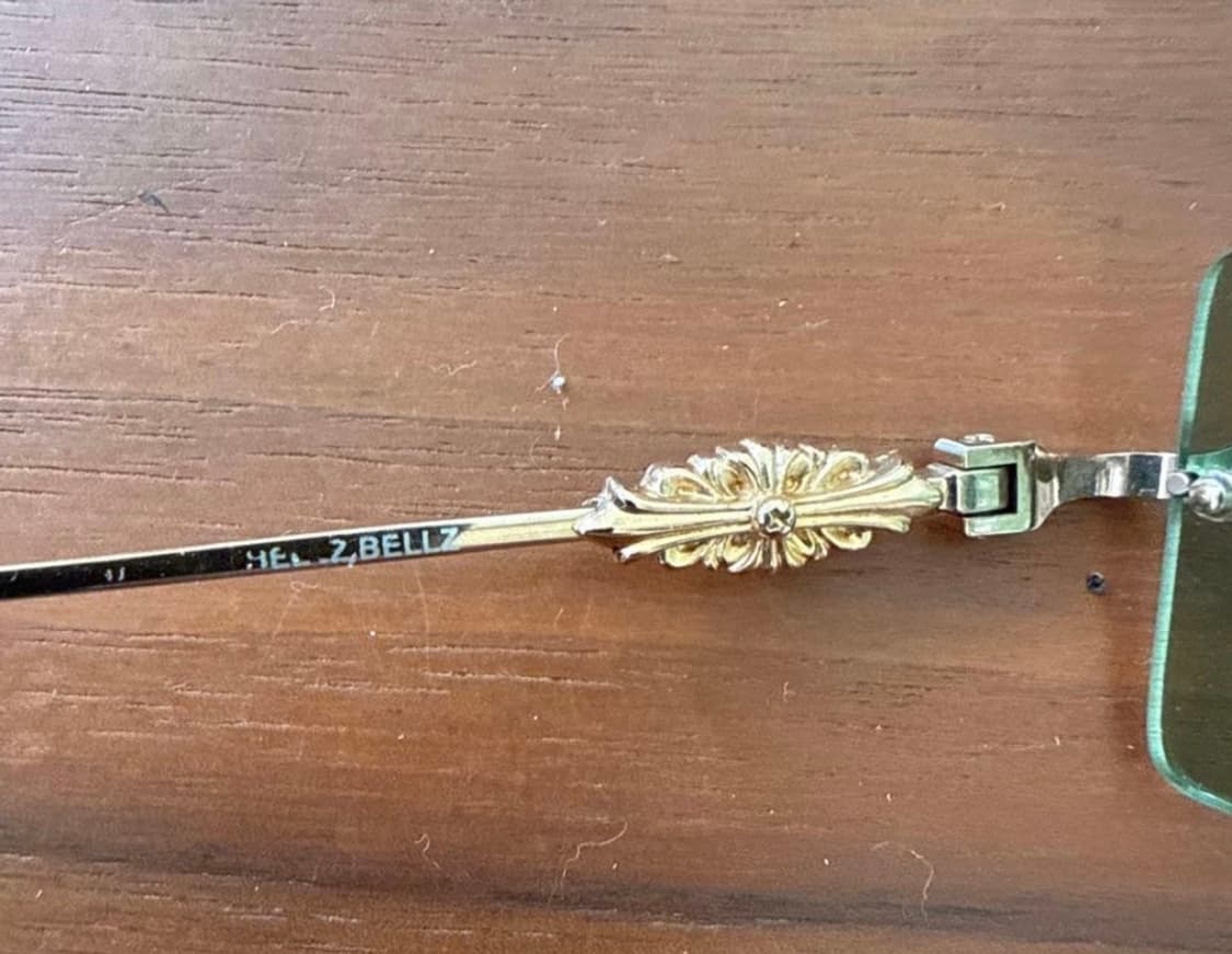 크롬하츠 헬즈벨즈 골드 무테 안경 상품이미지5