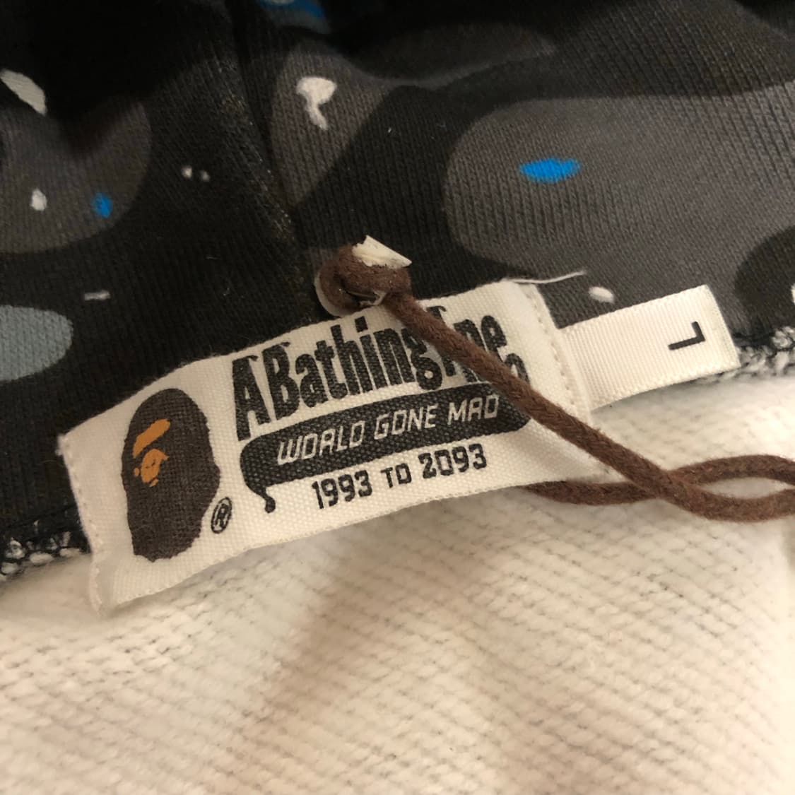 베이프 샤크 후드집업 자켓 상태최상 XL 상품이미지6