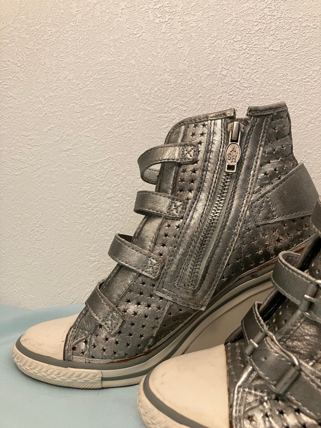 Ash 아쉬 텔마 웨지힐 스니커즈 하이탑 y2k 오네갸루 상품이미지3