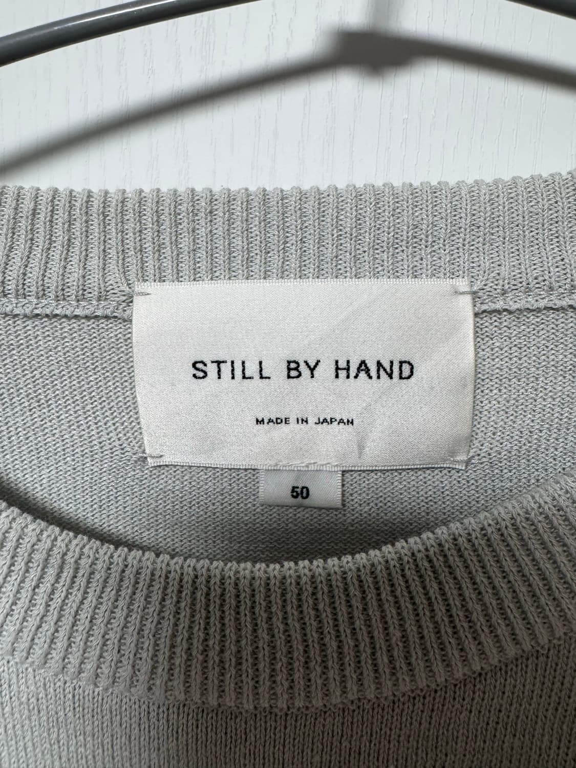 일본 still by hand 스틸바이핸드 니트 포켓 티셔츠 상품이미지2