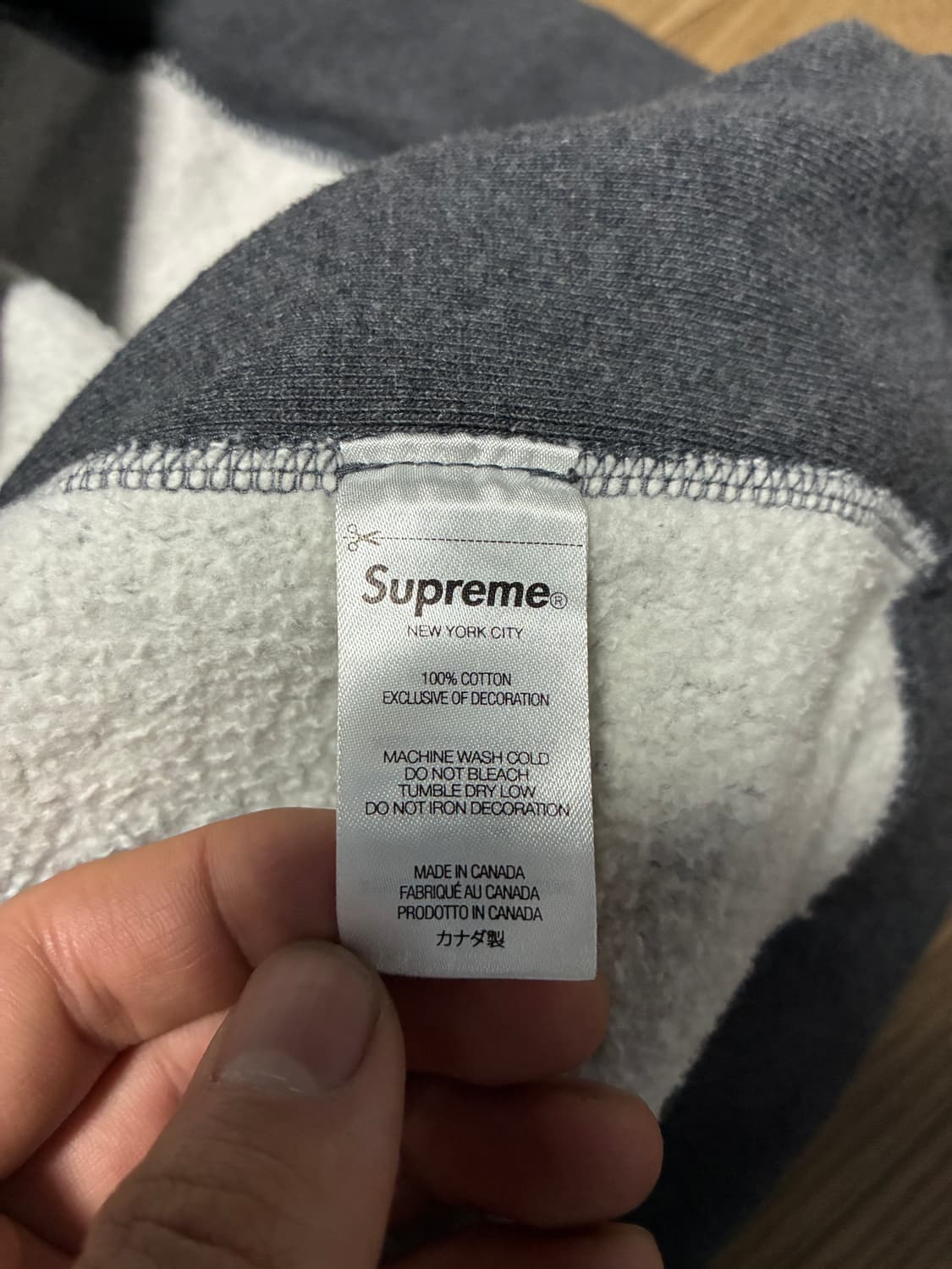 L) 슈프림 2021 박스로고 후드티 차콜 상품이미지9