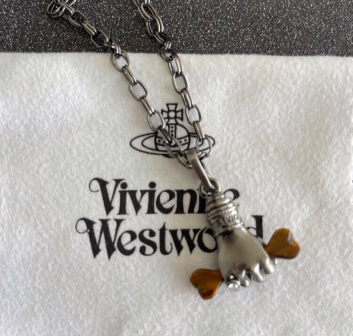 비비안웨스트우드 아카이브 핸드쉐입 팬던트 목걸이 상품이미지2