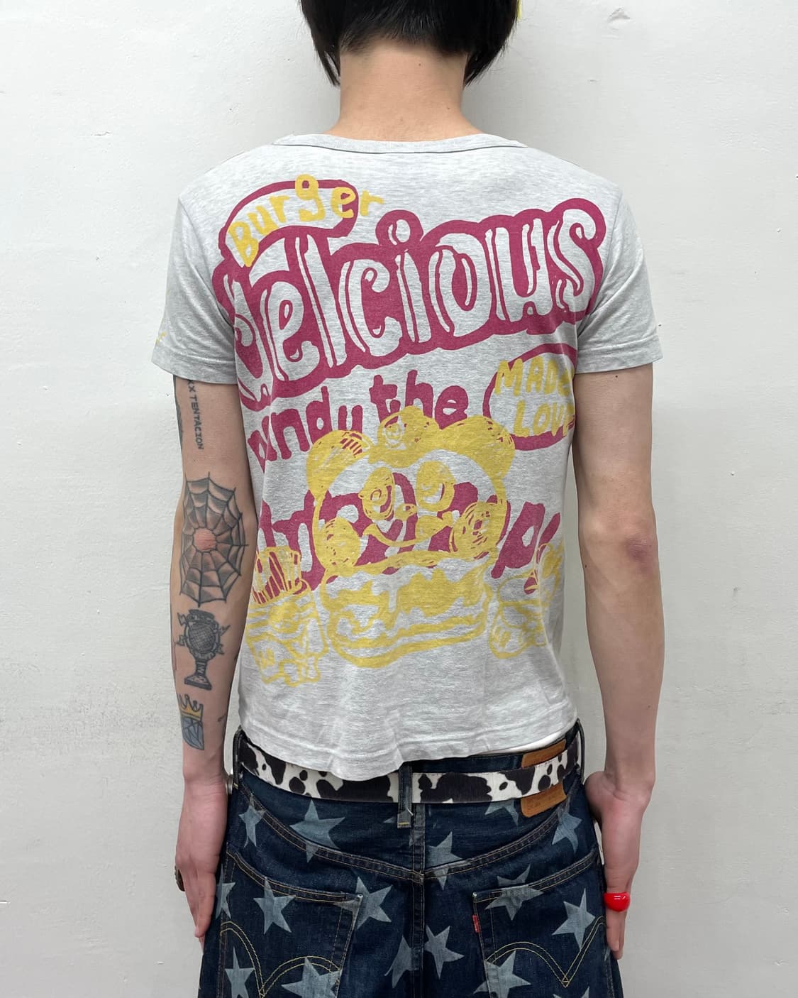 Love Fast Food Grey T-Shirt 상품이미지2