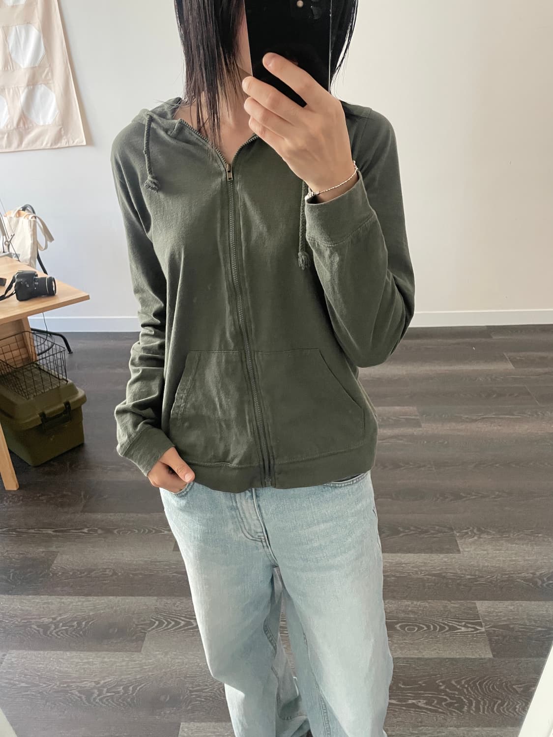 vtg hood zip up 상품이미지6