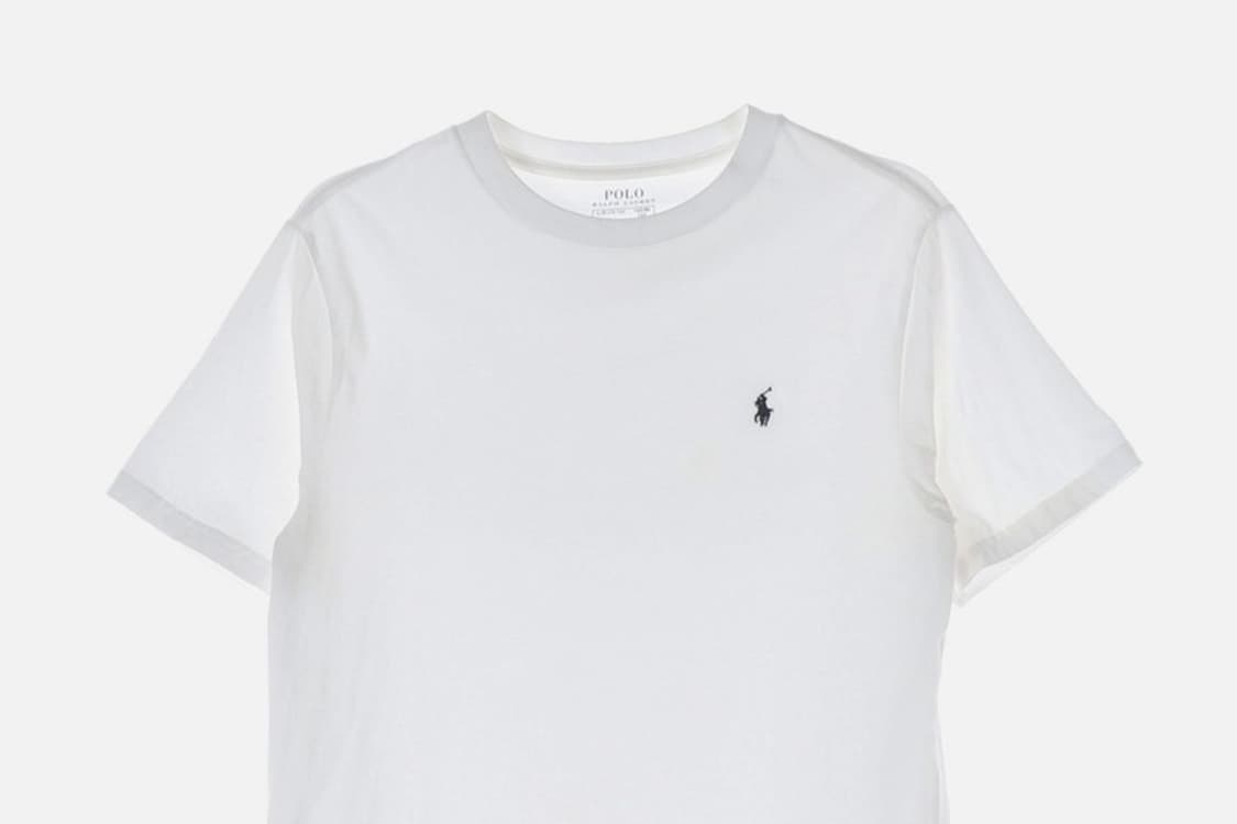 폴로랄프로렌 링거넥 화이트 반팔 티셔츠 L 14-16 상품이미지3
