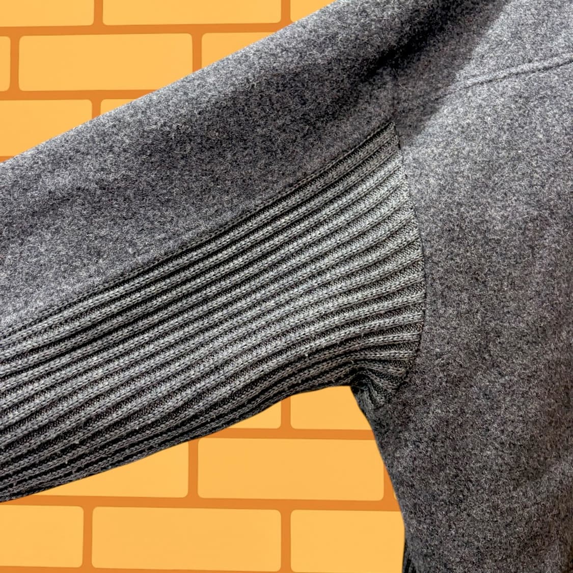 구텐 모르겐 숄카라 모헤어 가디건 (XL) 상품이미지8