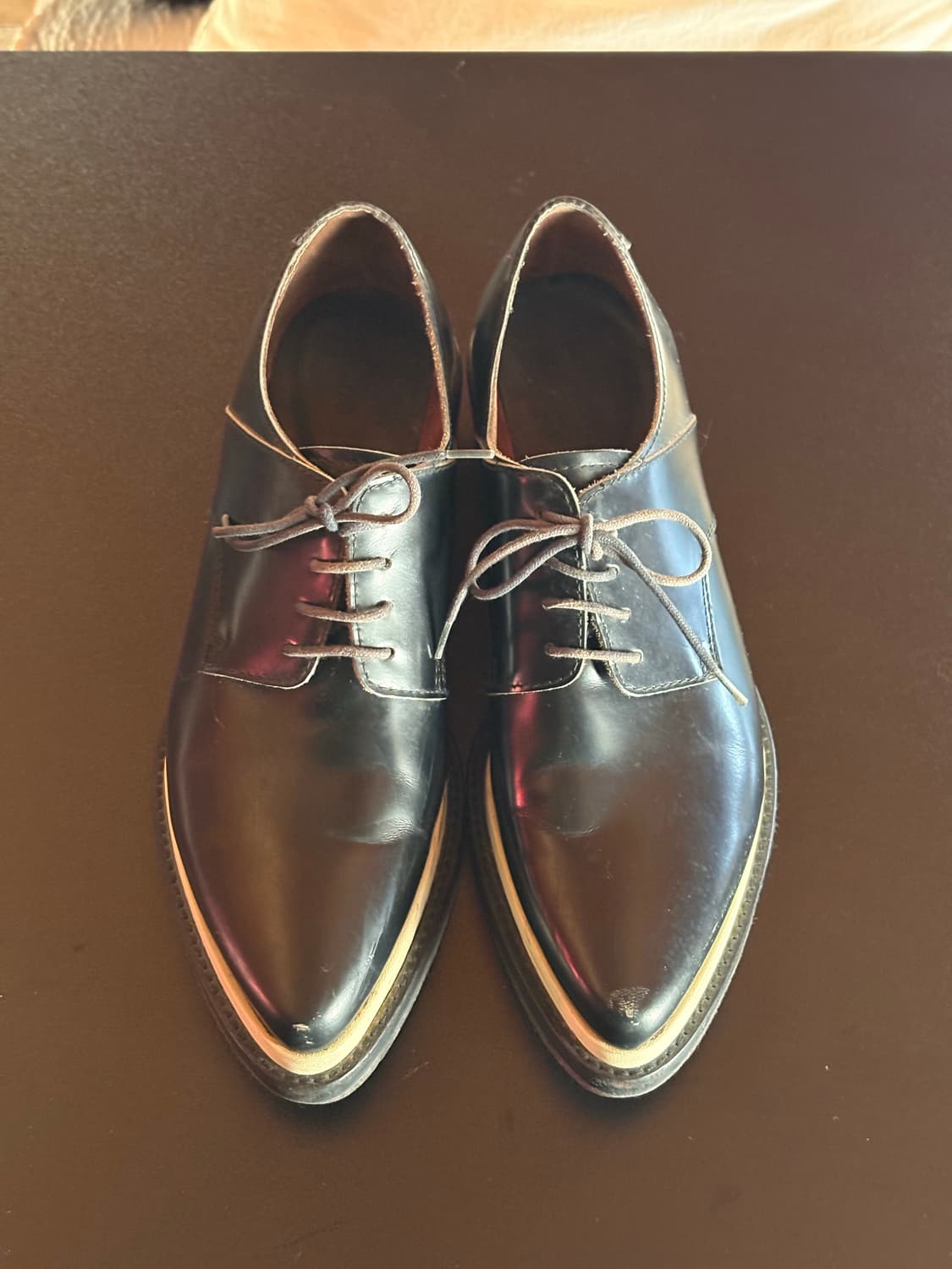 아크네 스튜디오 ACNE 더비슈즈 블랙 38 상품이미지1