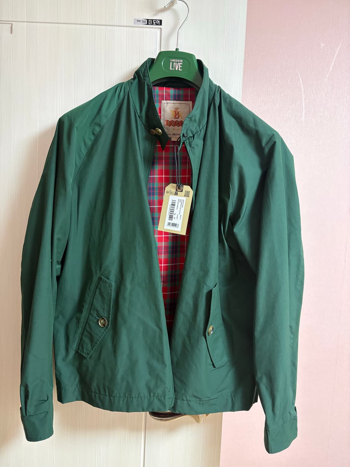바라쿠타 G9 헤링턴 자켓 44 레이싱그린(택 있음) 상품이미지2
