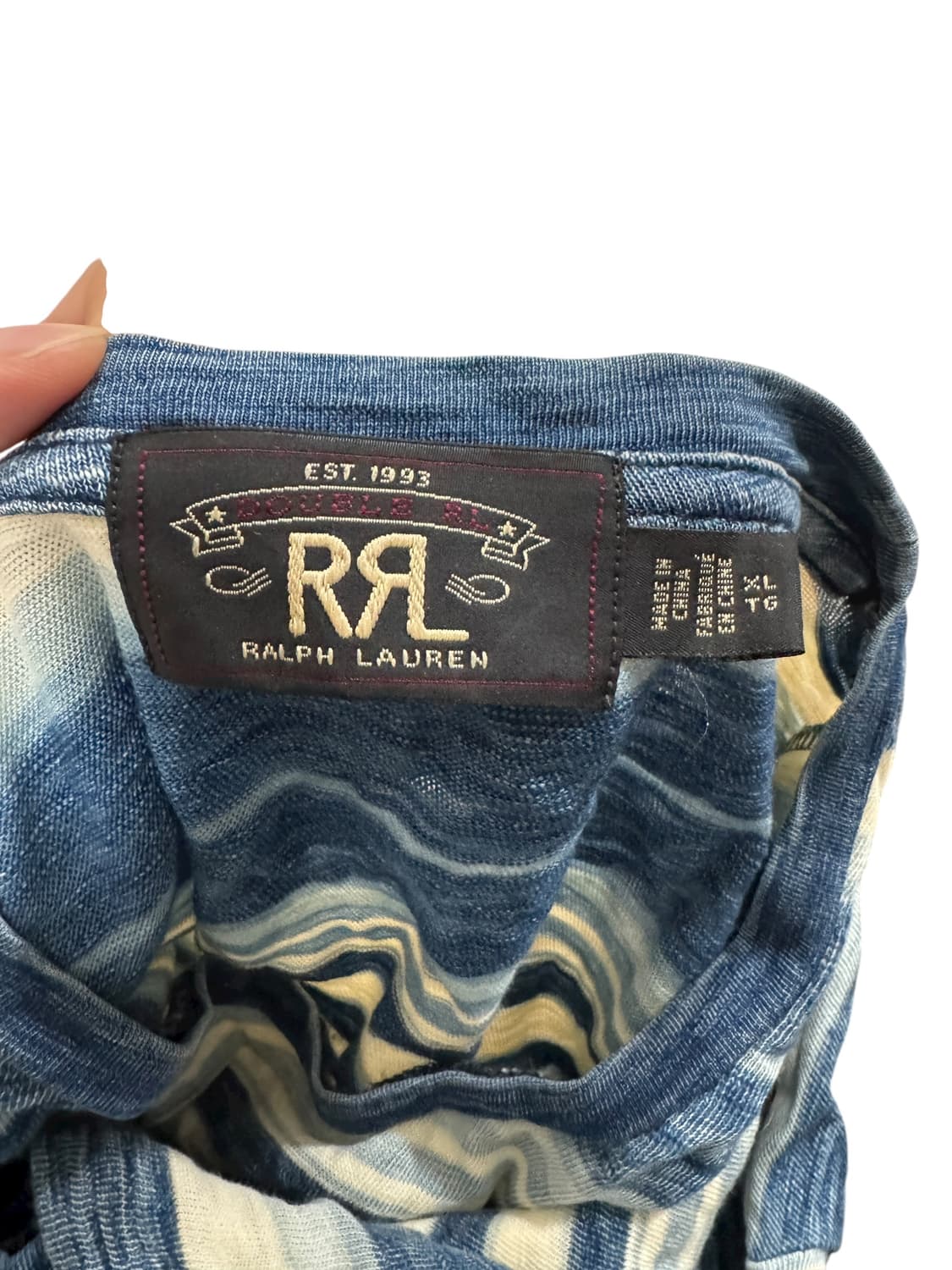 Rrl 스트라이프 반팔 티셔츠 상품이미지3