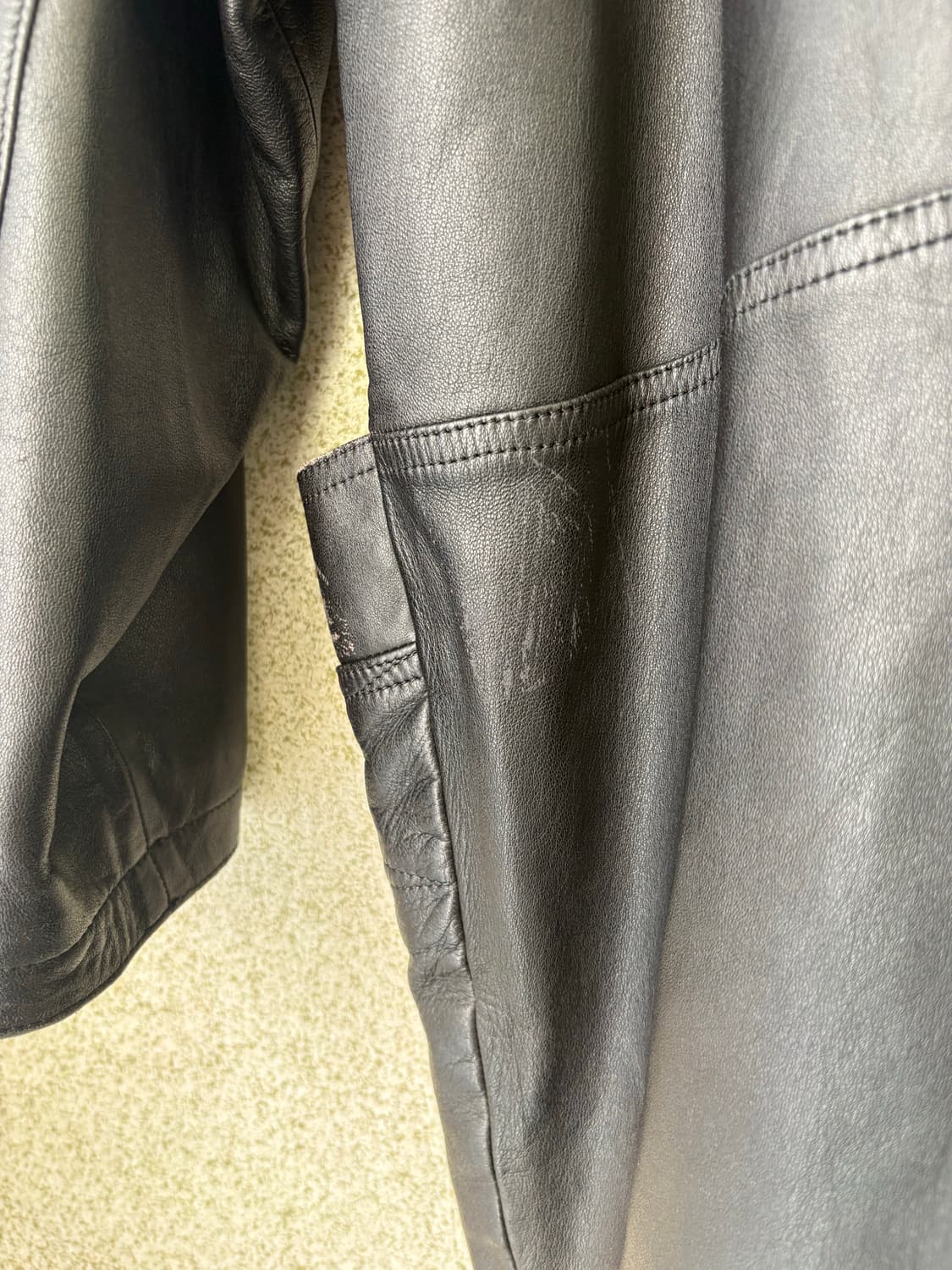 빈티지 카코트 레더자켓 가죽카코트 상품이미지8