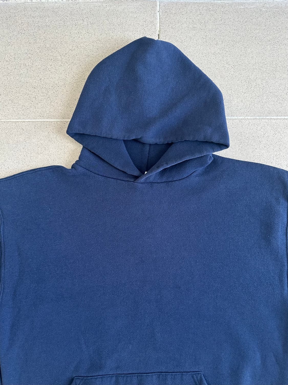90s 빈티지 러셀 후드 네이비 M 상품이미지4