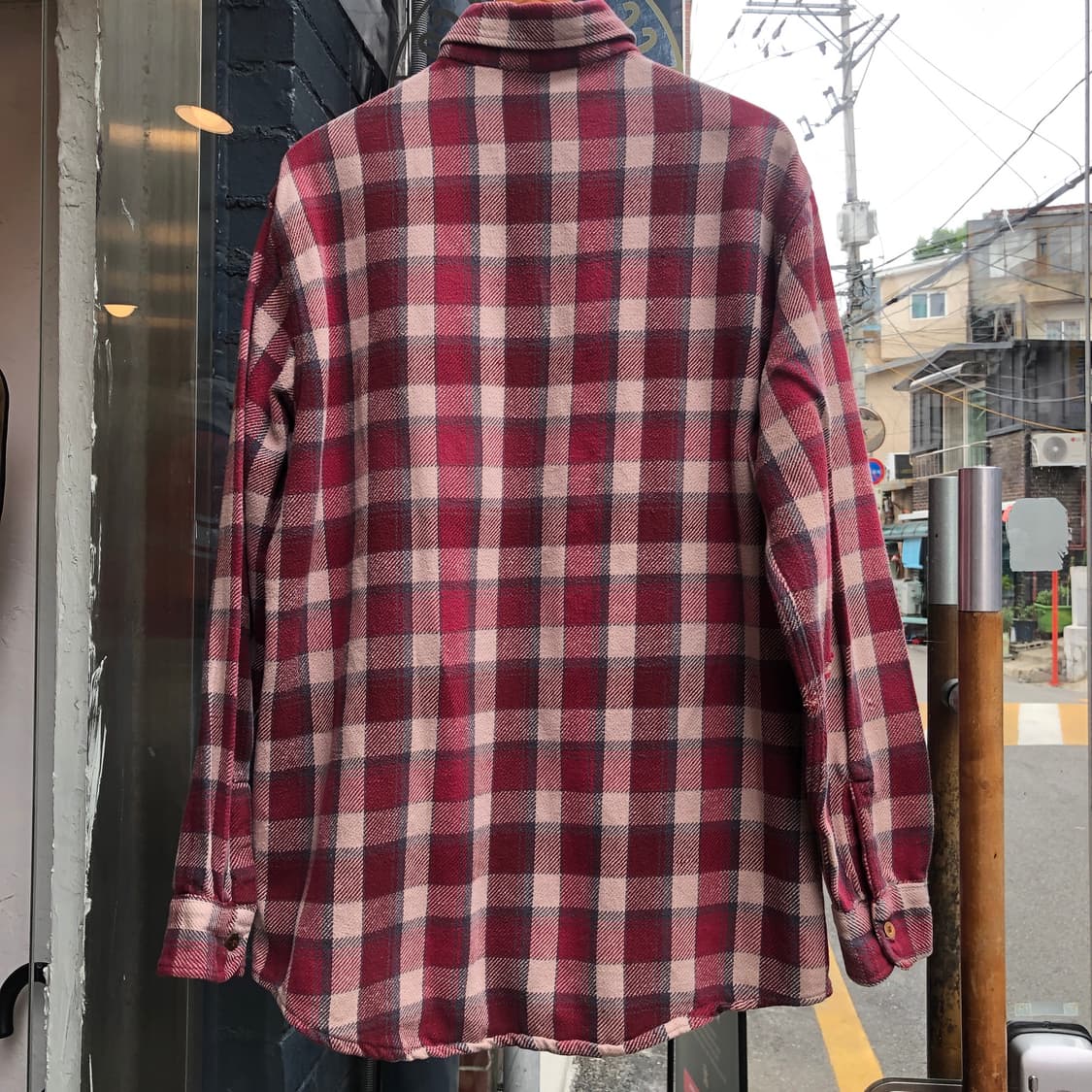 90s Big Mac flannel shirt-L 상품이미지7