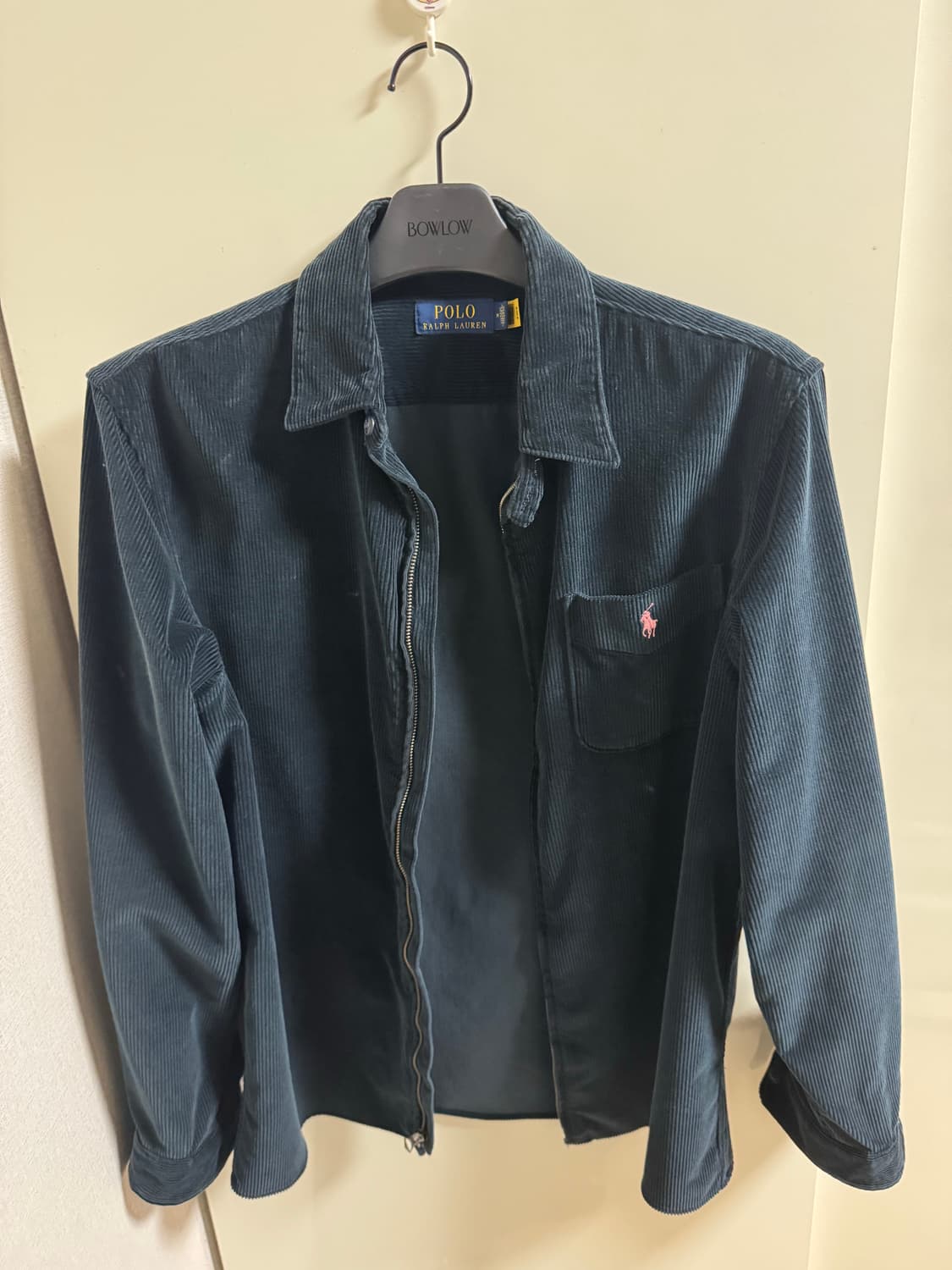 폴로 랄프로렌 25FW 코듀로이 집업 셔츠 자켓 네이비 상품이미지1