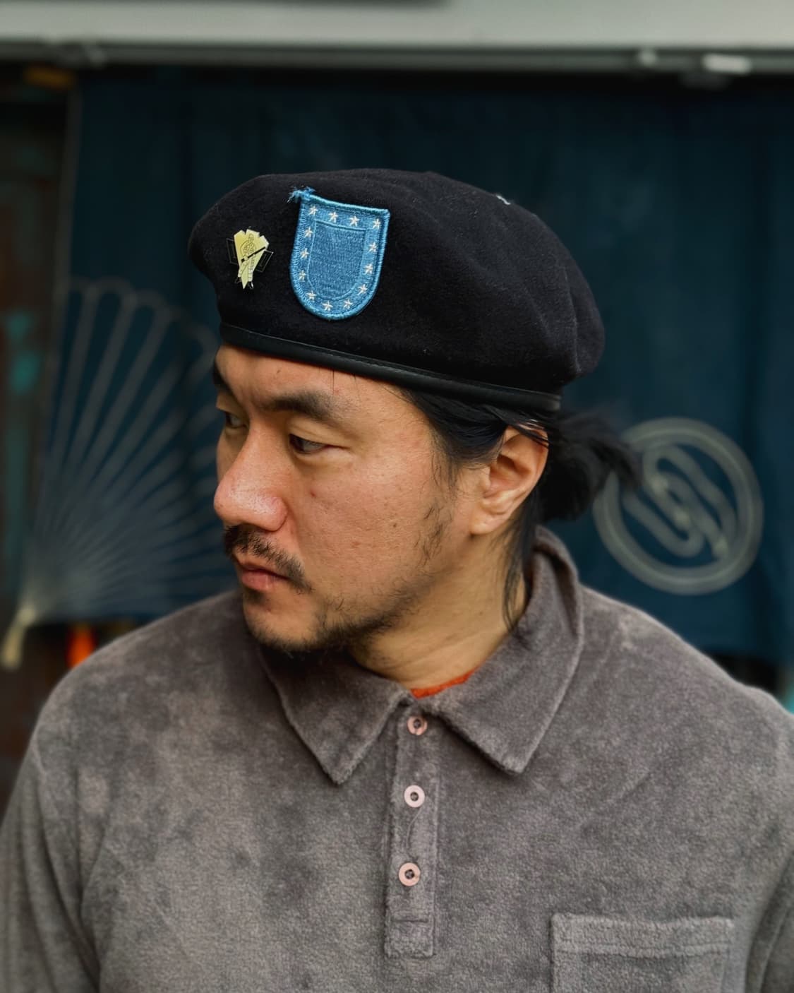 미 육군 울 베레모 7 1/4 상품이미지5