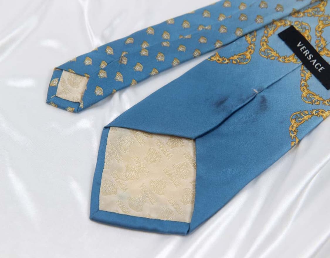 베르사체 9cm A등급 메두사 남자 명품 넥타이 상품이미지4