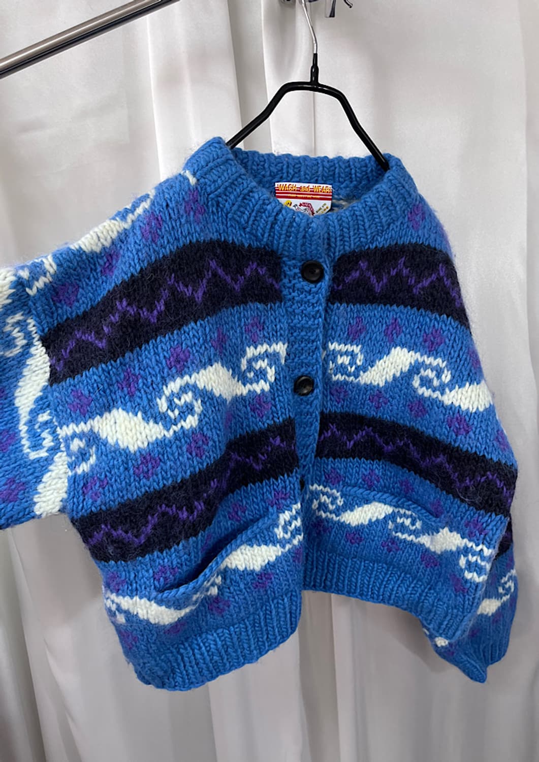 Garment heavy wool cardigan  상품이미지2