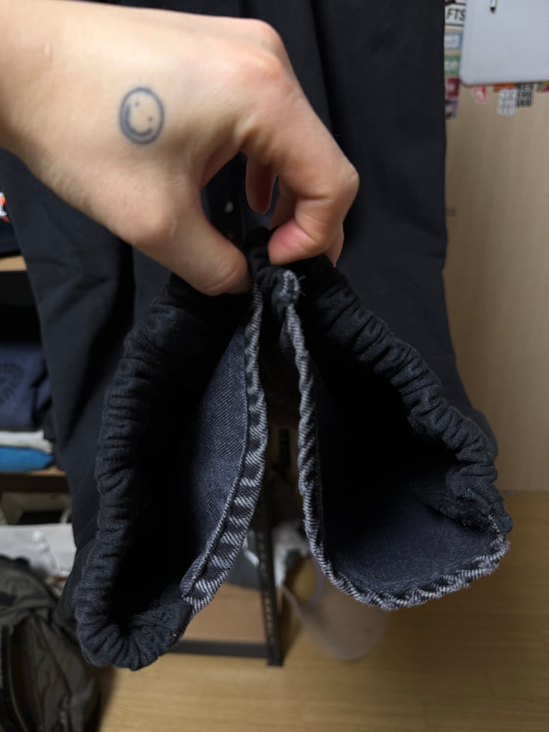 [S/M] 23FW 슈프림 x 블레스 스웻팬츠 조깅 진 블랙 상품이미지2