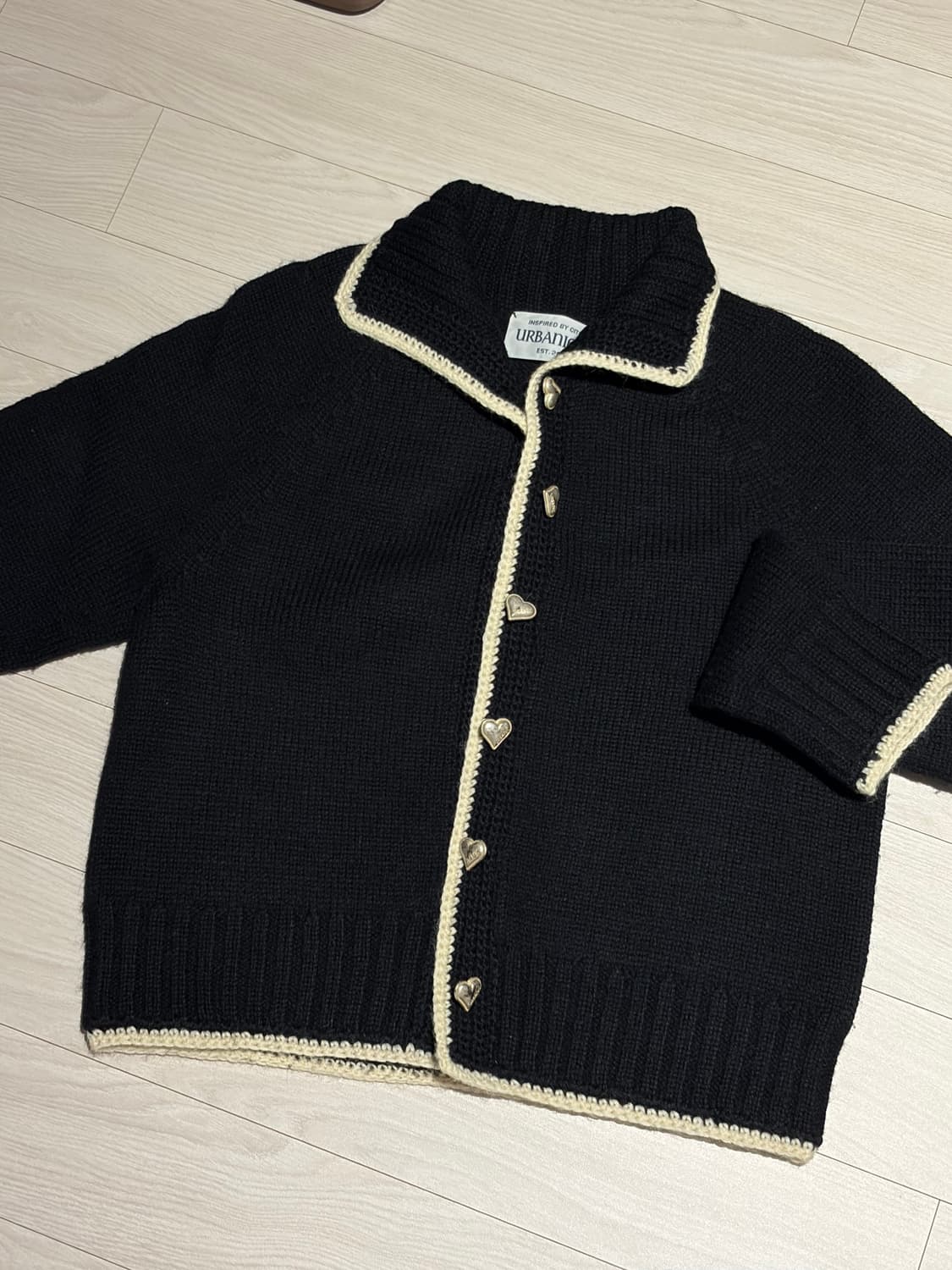 얼바닉 핸드 크로셰 가디건 hand croche cardigan 상품이미지2