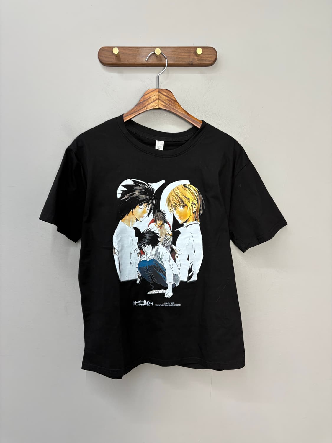 빈티지 데스노트 프린팅 반팔 A3015 상품이미지2