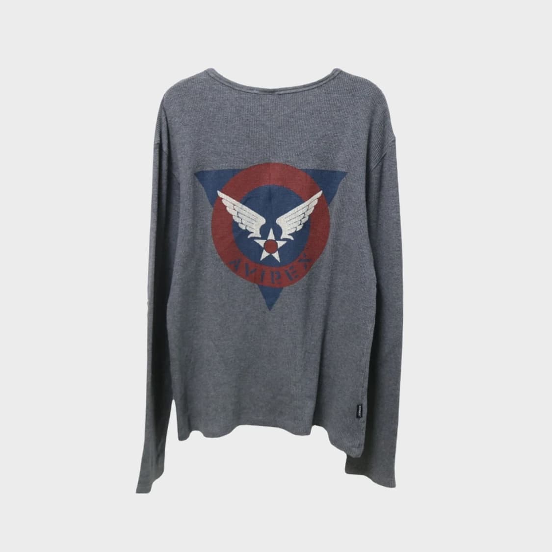 아비렉스 레터링 와플 긴팔 티셔츠 61484 상품이미지2