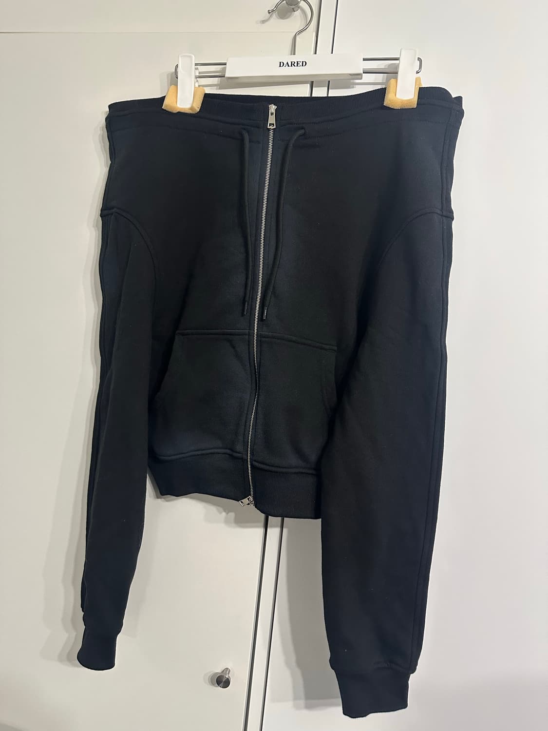 lcdc 워시드 스프레이 집업 블랙 상품이미지2