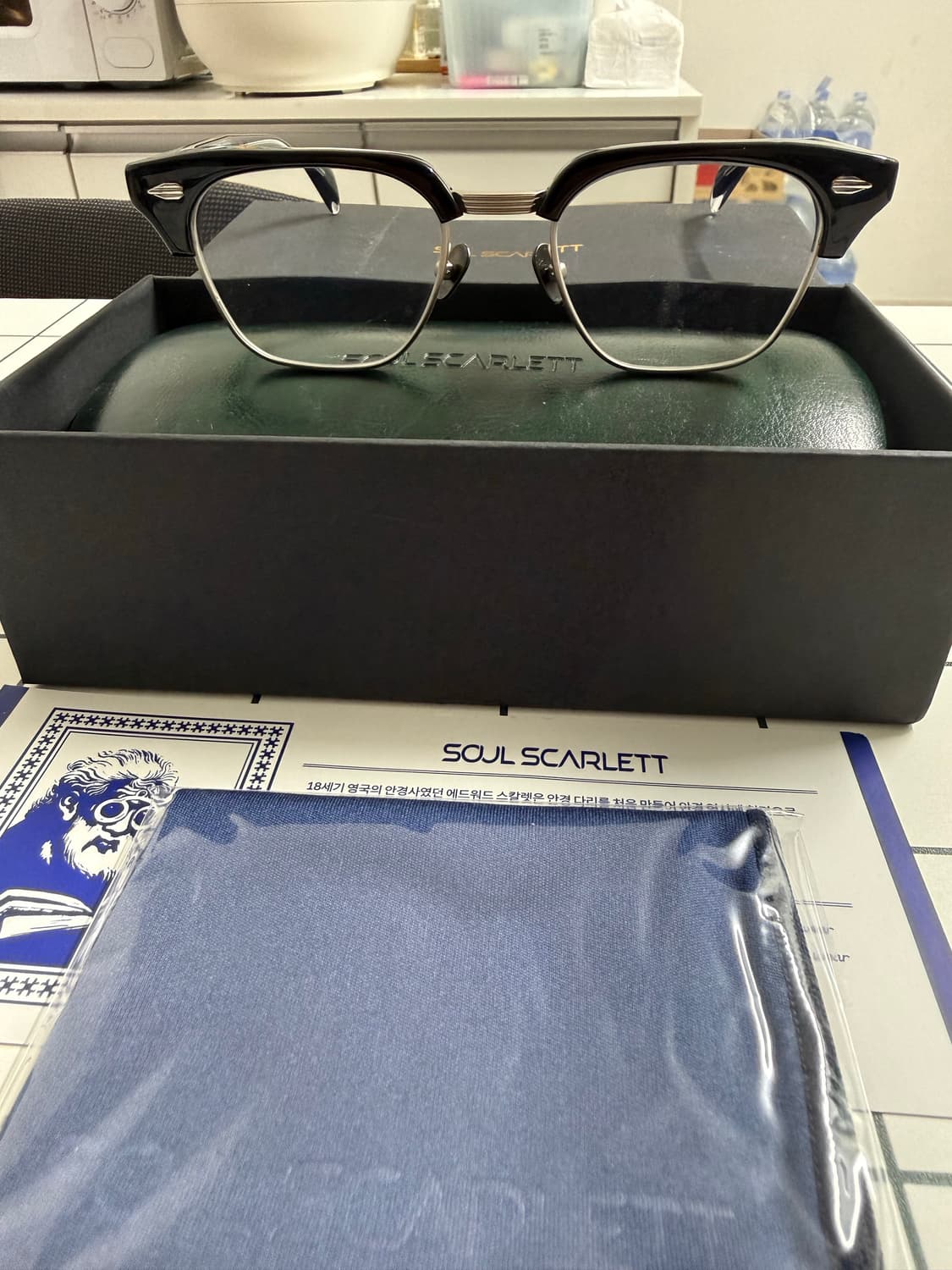 SOUL SCARLETT 3001 Col.1 하금테 안경 상품이미지8