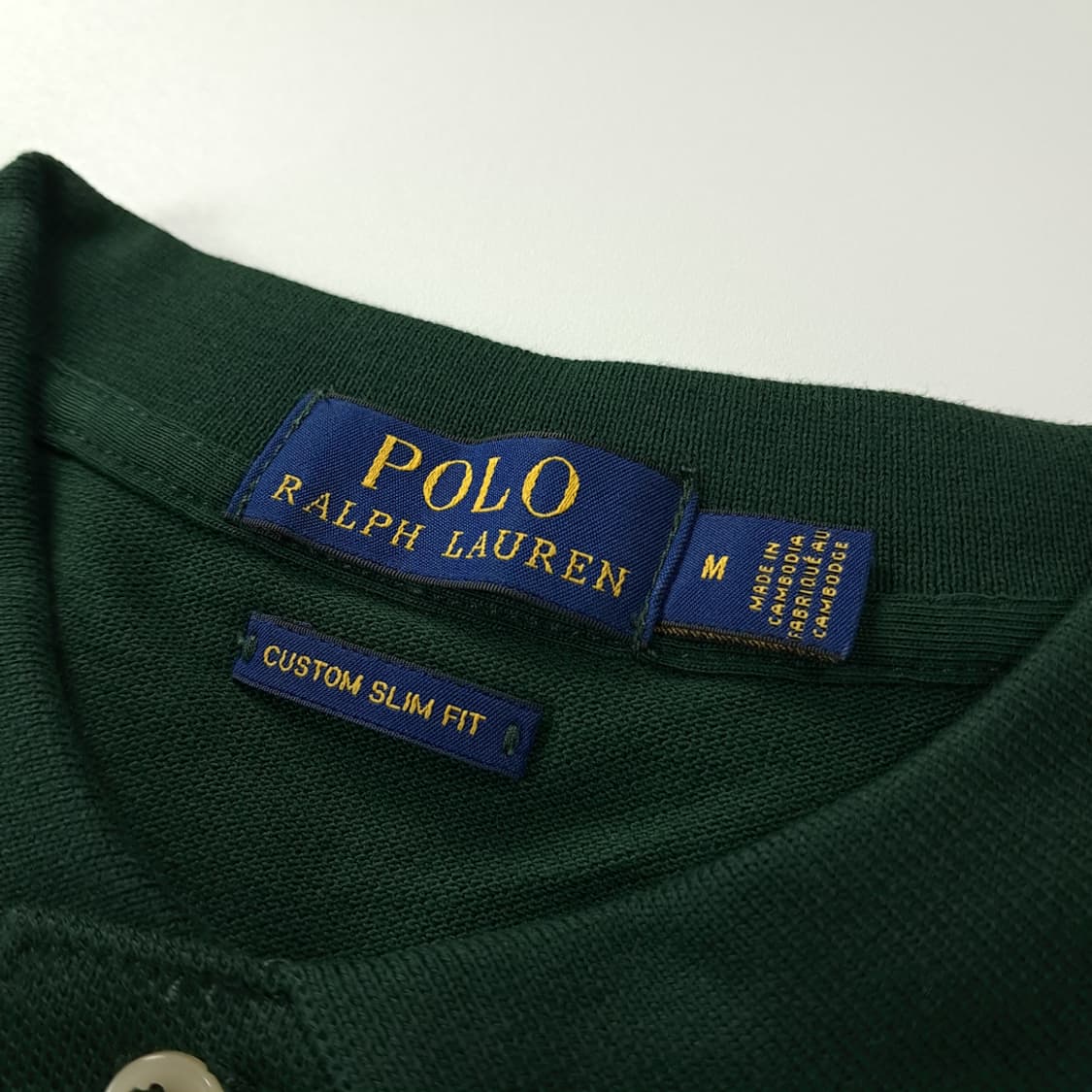 CK177 M 폴로 레드포니 포레스트그린 반팔 메쉬 카라 티셔츠 상품이미지3