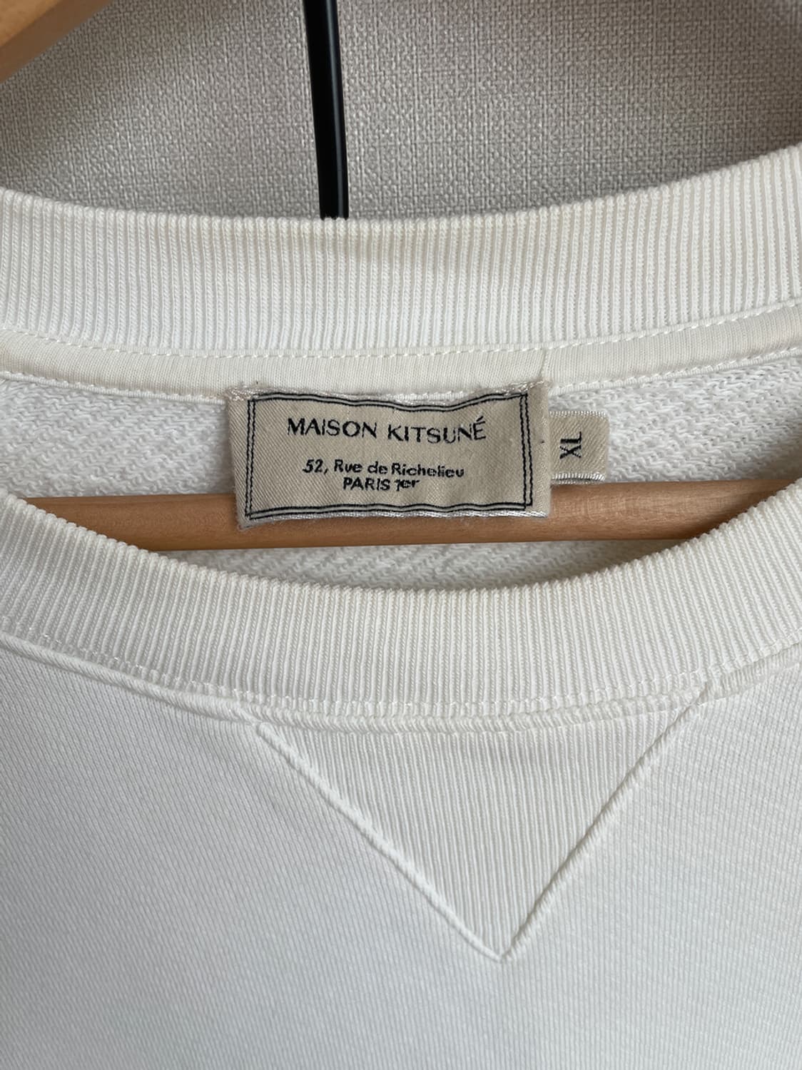 메종키츠네 더블 폭스 헤드 패치 맨투맨 상품이미지5