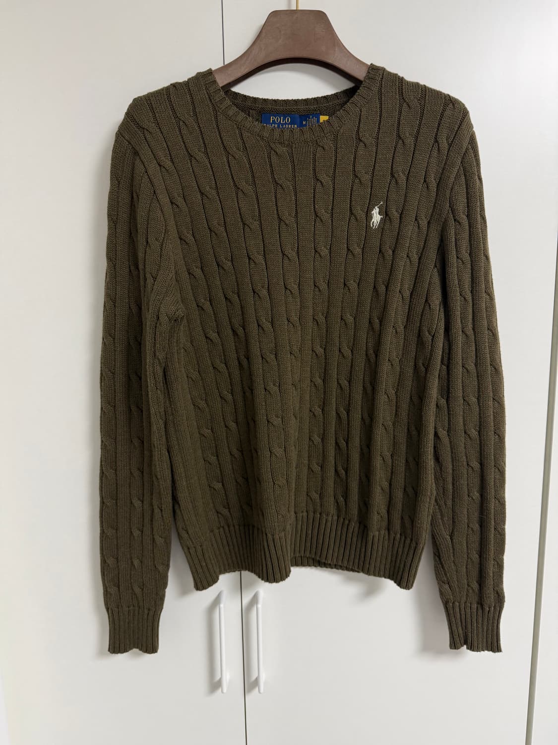 폴로랄프로렌 케이블 니트 정품큐알있어요 상품이미지1