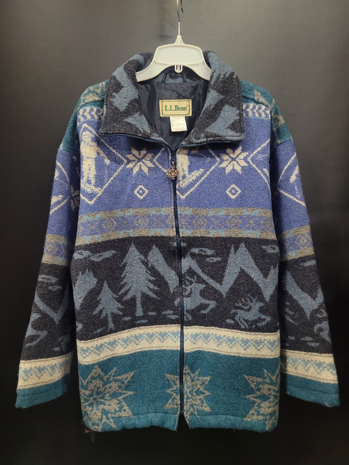 L.L.BEAN 엘엘빈 90s 노르딕 아카이브 블랭킷 울 자켓 상품이미지1