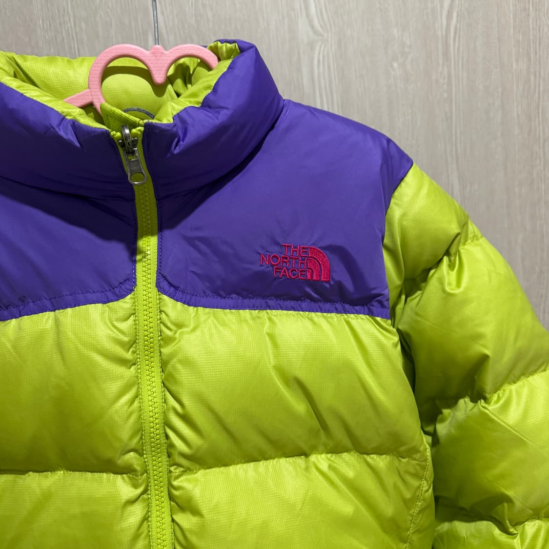 노스페이스 눕시 700 라임 구스다운패딩 상품이미지4