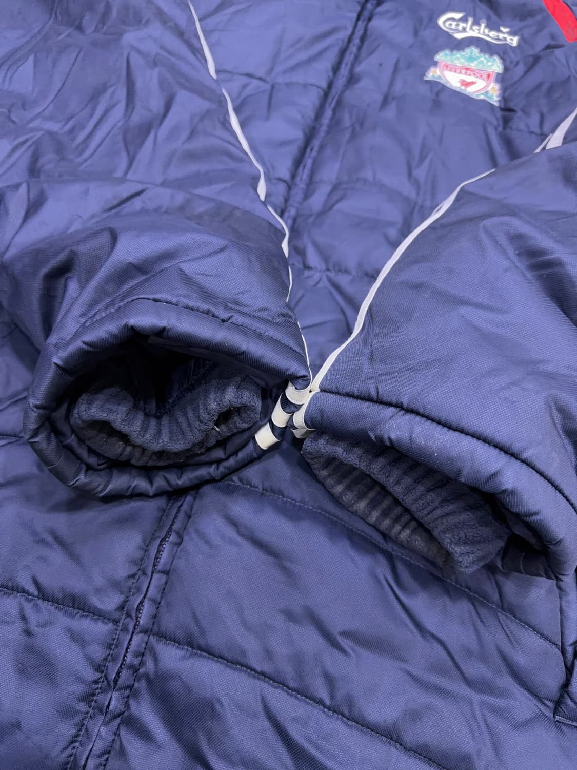 아디다스 0607 리버풀 벤치자켓 패딩점퍼 칼스버그 100 상품이미지6