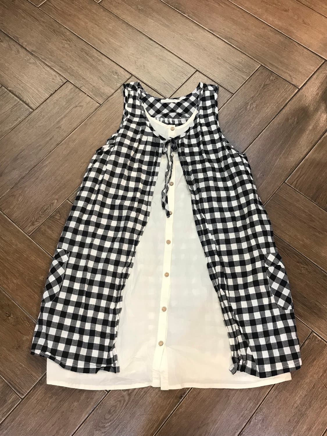 ♫ 깅엄체크 하구미 코디 🏁 상품이미지4