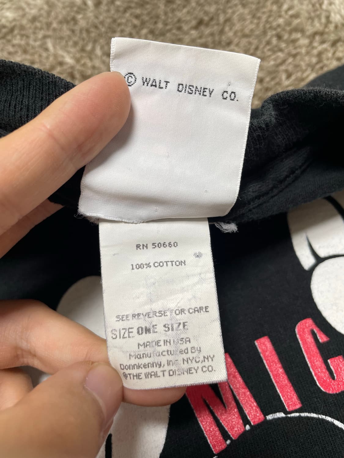 90s 빈티지 미키 티셔츠 mickey tee 상품이미지5