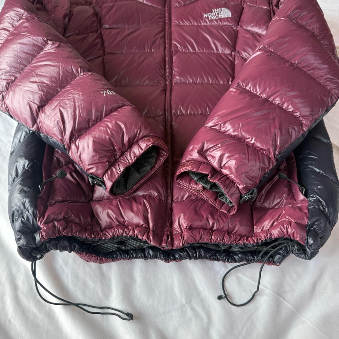 노스페이스 버건디 아콘카구아 경량패딩 (L-XL) 고프코어 상품이미지5