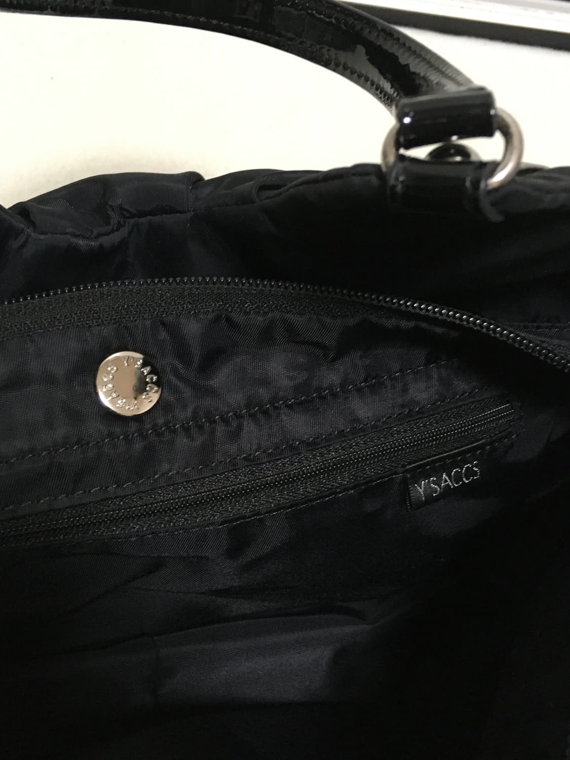 요지야마모토 ysaccs 블랙 도트 2way 백 상품이미지8