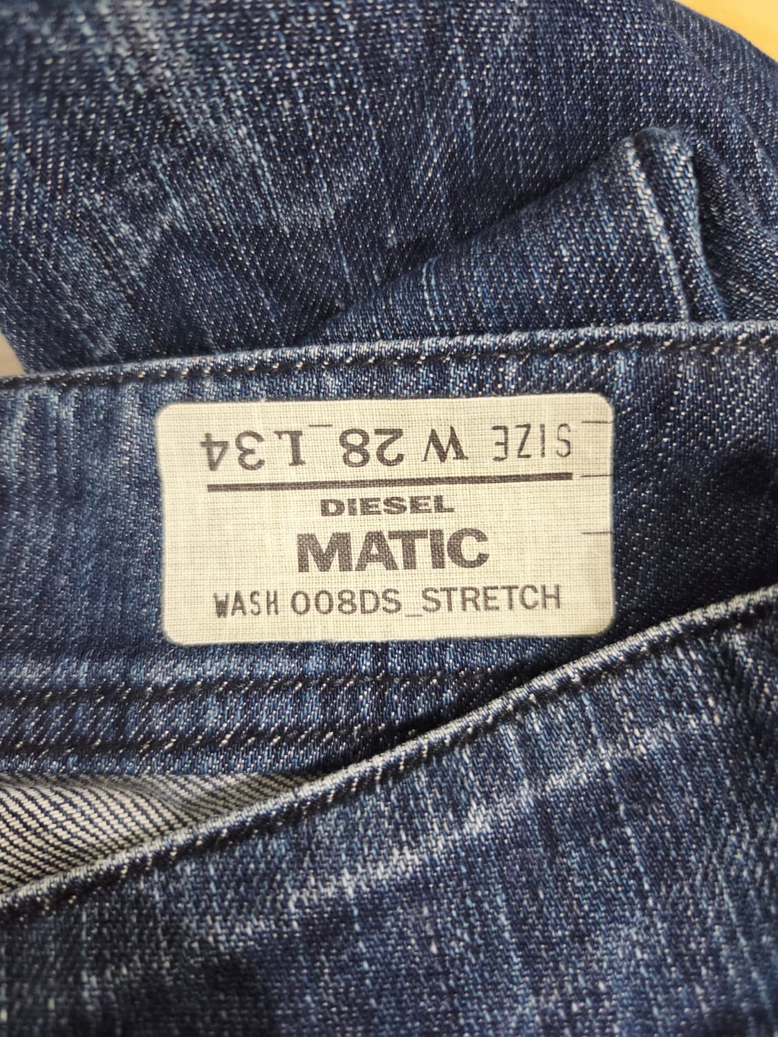 디젤. 여자 마틱 데님 청바지_28 상품이미지7