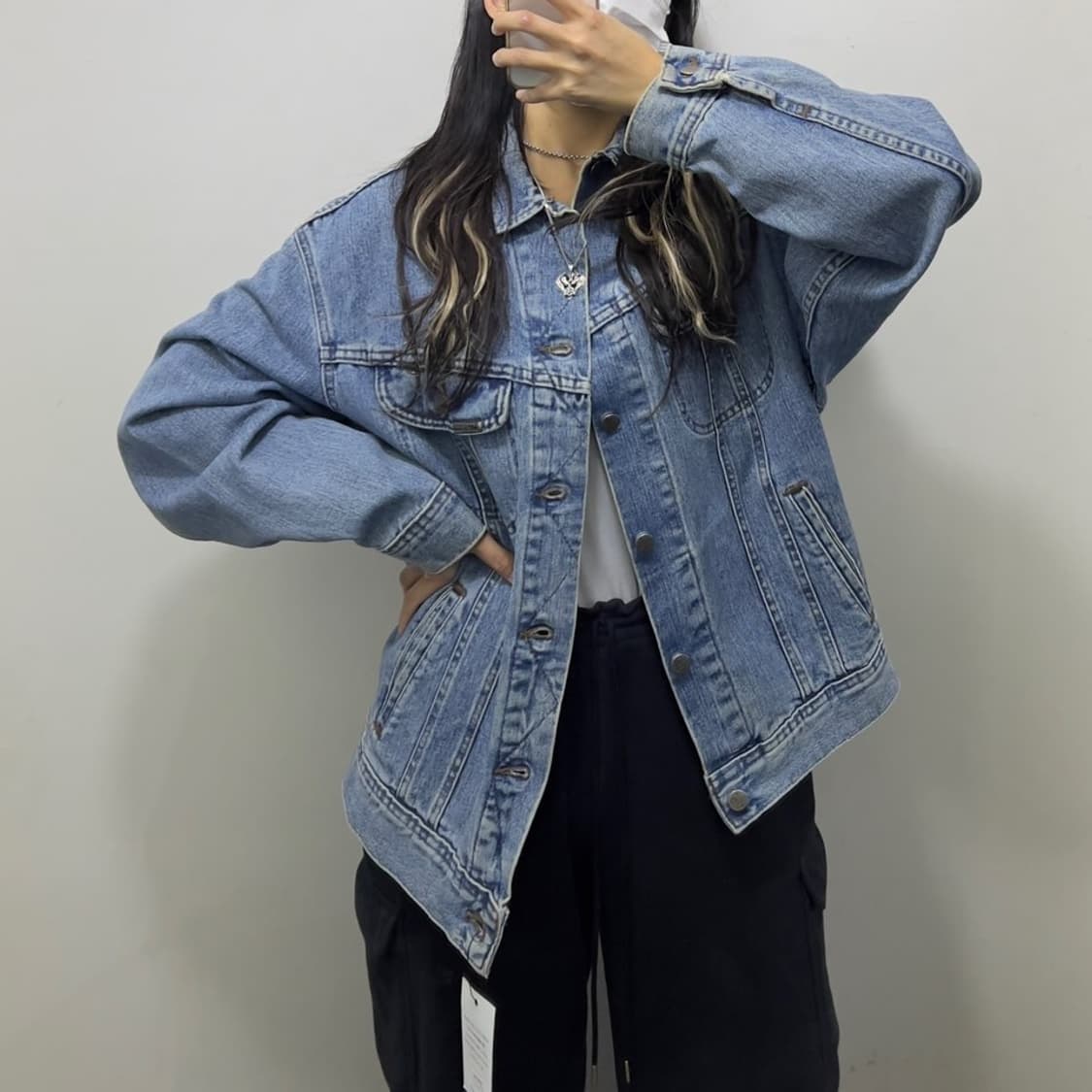 리 워크 데님자켓 상품이미지1