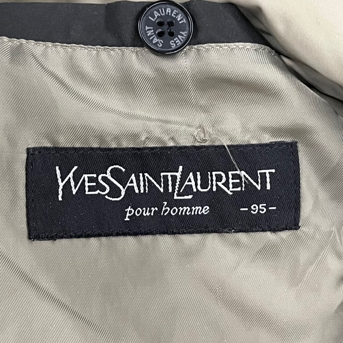 [정품/95] 입생로랑 로고 다운 패딩 점퍼 b14 상품이미지8