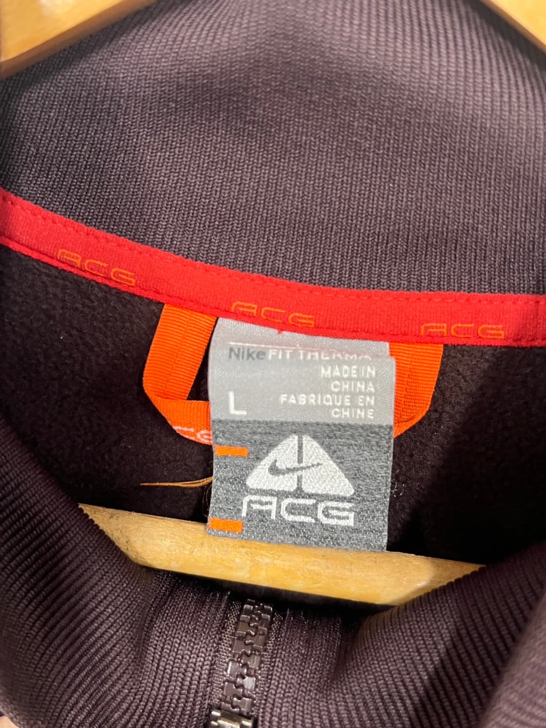 나이키 ACG 브라운 빅로고 트랙탑 집업 져지 상품이미지5