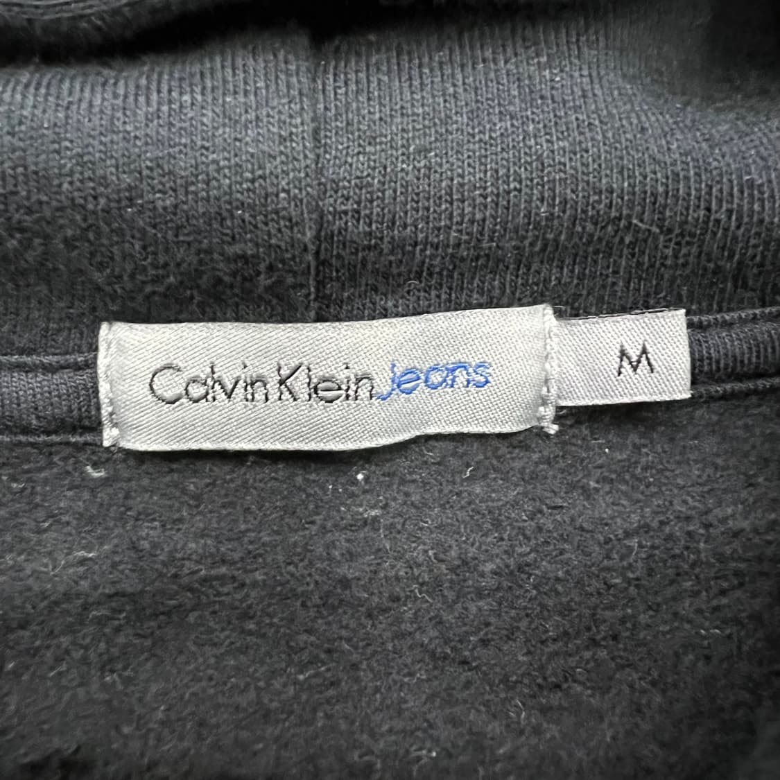 캘빈클라인 블랙 후드집업 상품이미지2