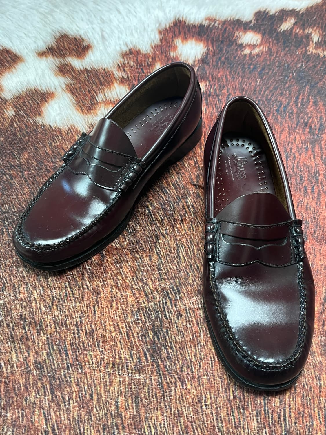 [270] G.H.BASS 바스 larson 페니 로퍼 버건디 상품이미지1