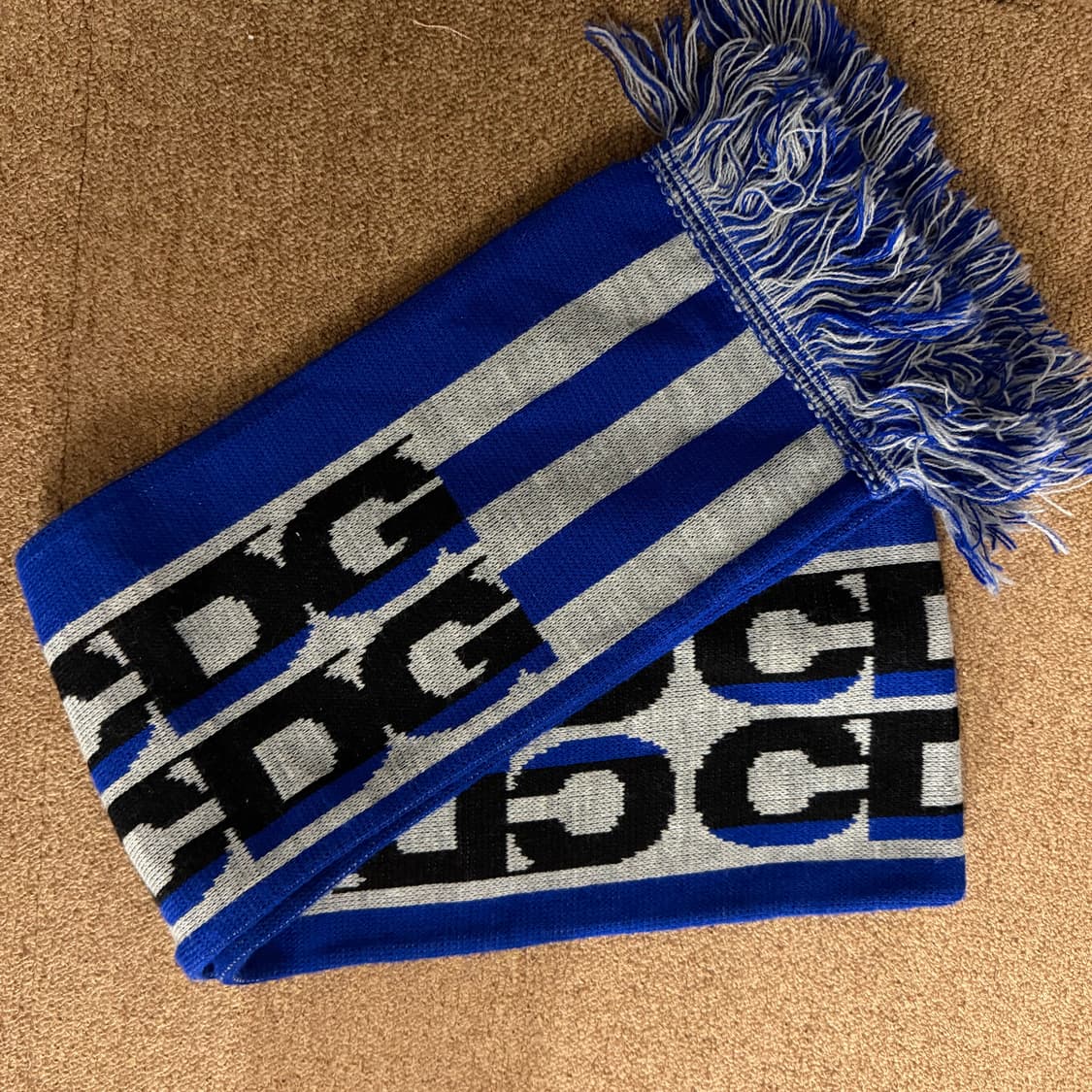 CDG 블루 스트라이프 머플러 상품이미지1