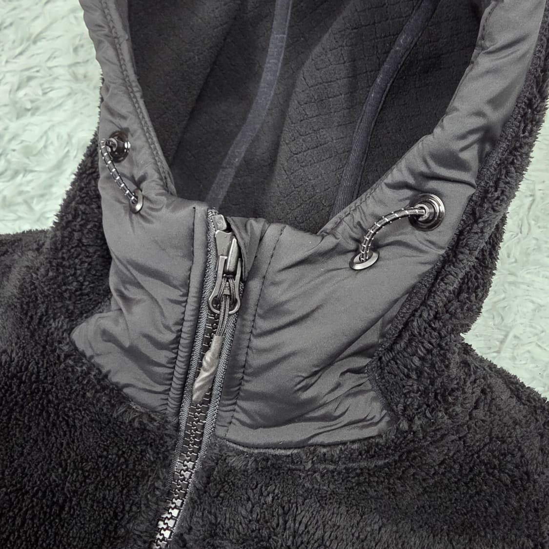 SPYDER 스파이더 롱헤어 후리스 자켓 블랙 S 상품이미지4