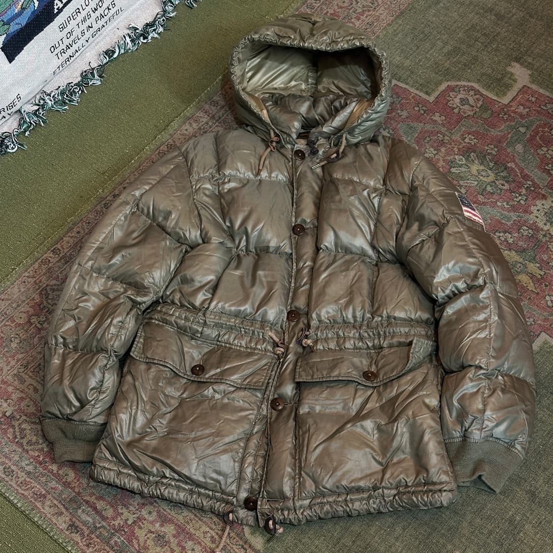 폴로 랄프로렌 리미티드 에디션 성조기 푸퍼 패딩 자켓 상품이미지1